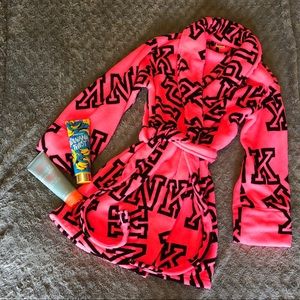 PINK Plush Robe
